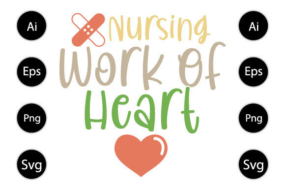 A Designer's Take on the 'Nursing Work of Heart' Embroidery Design