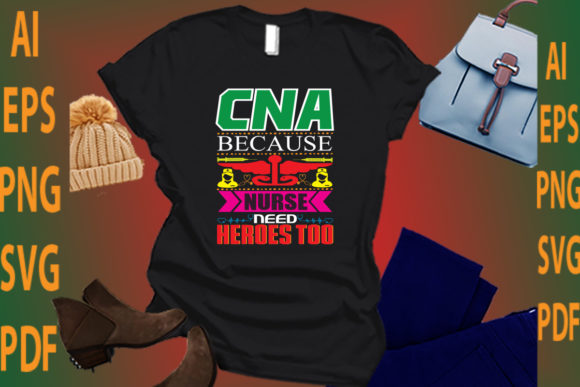 CNA Because Nurse Need Heroes Too Embroidery Review