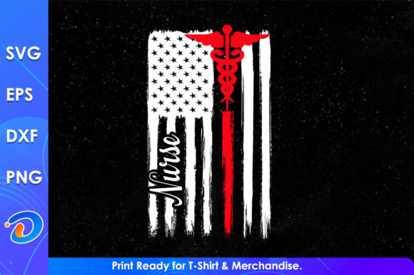 Evaluating the American Flag Nurse Design for Real Embroidery
